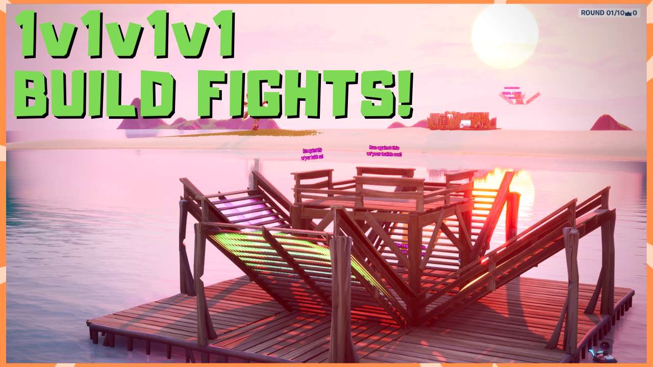 FATAL 4-WAY 1v1v1v1 BUILD FIGHTS