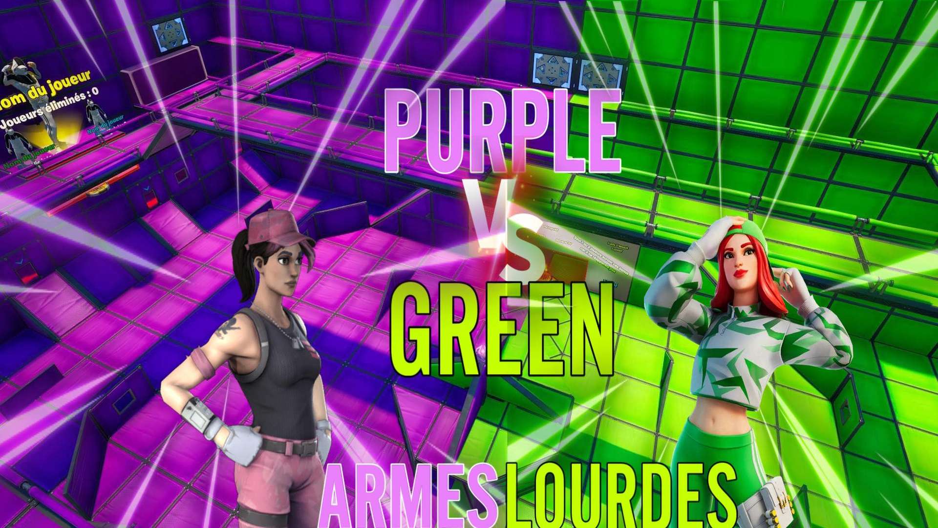 Purple VS Green 200 kills