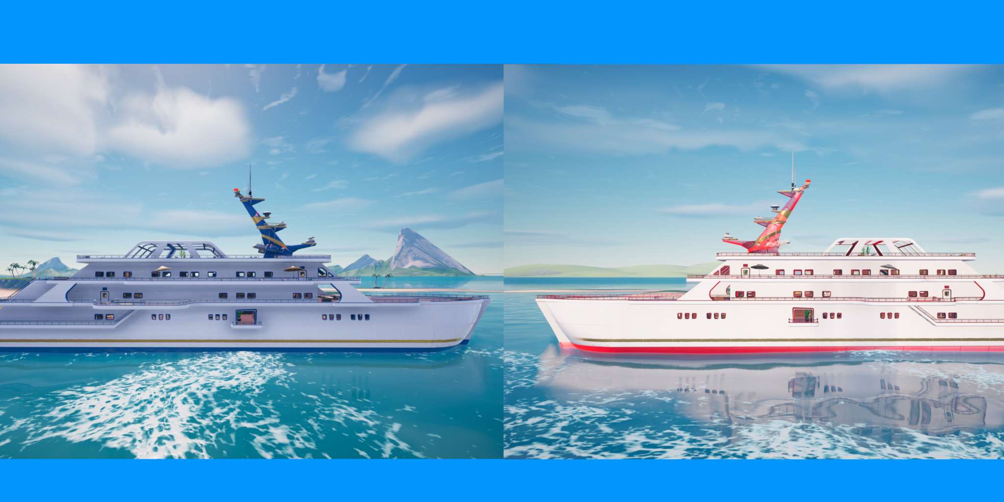 Yacht Wars! Red vs Blue
