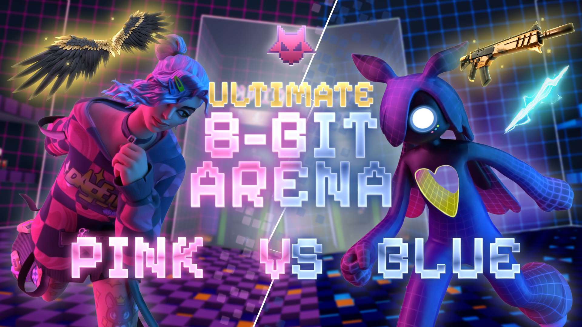 ULTIMATE 8-Bit Arena - Pink VS Blue