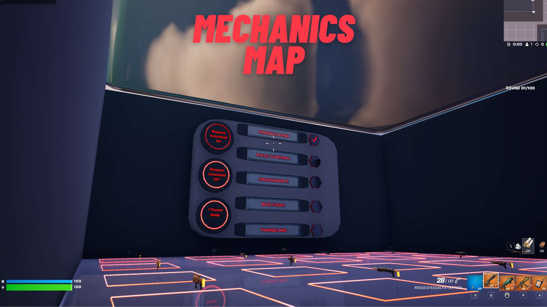 Mechanics Training Map
